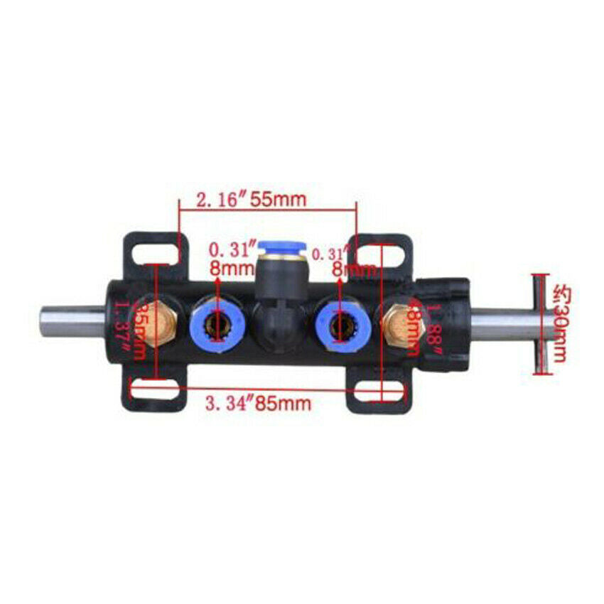Tire Changer five-seat valve pneumatic valve Tire switch With metal silencer 2#