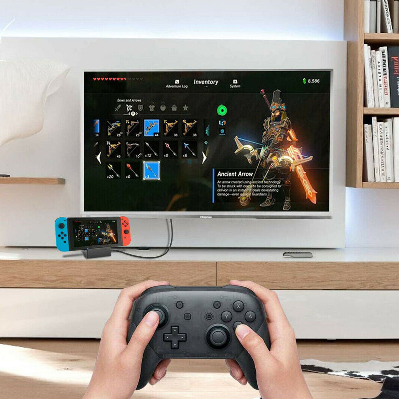 Adapter HDMI TV Docking Station for Nintendo Switch Replacement Charging Dock