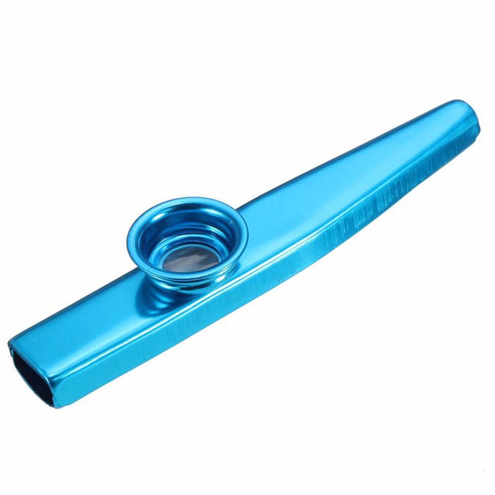 Kazoo Metal with Flute Diaphragm Gift for Kids Music Lovers 6 Colors S-P.l8