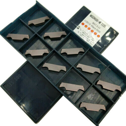 MGGN500-M Indexable CNC Grooving Carbide Milling insert For stainless steel