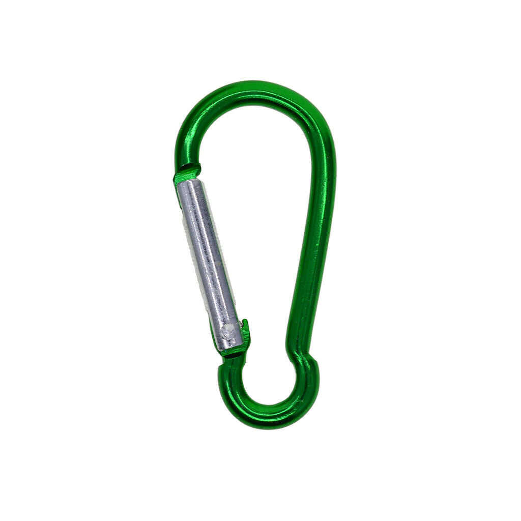 20x Rock Carabiner Screw Locking Aluminum Outdoor Climbing D-Shape Lock