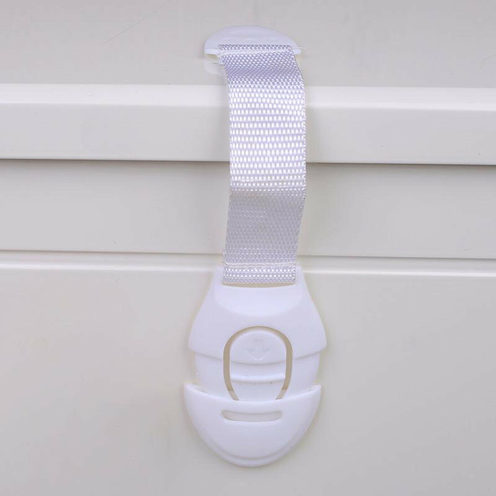 10 Packs Baby Safety Lock Adjustable Straps Latches for Fridge Cabinet