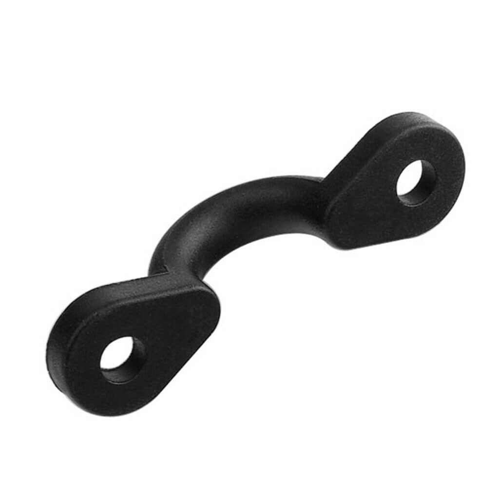 10 Pcs Stainless Steel Eye Pad Metal Stapler Ring Carabiner With Spring Closure