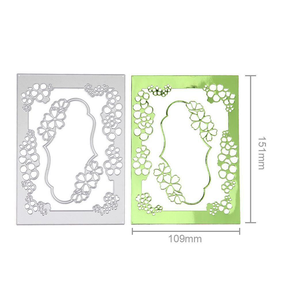 2pcs Cutting Dies Stencil for DIY Scrapbooking Decor Embossing Die Cuts @