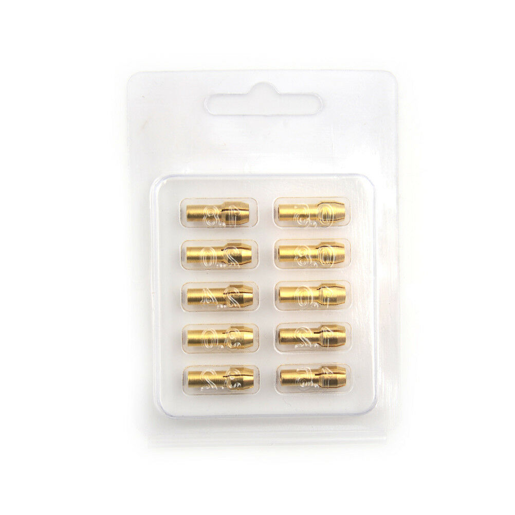 10pcs Drill Chucks Collet Bits Brass 0.5-3.2mm 4.3mm Shank Parts Rotary Tool _DD