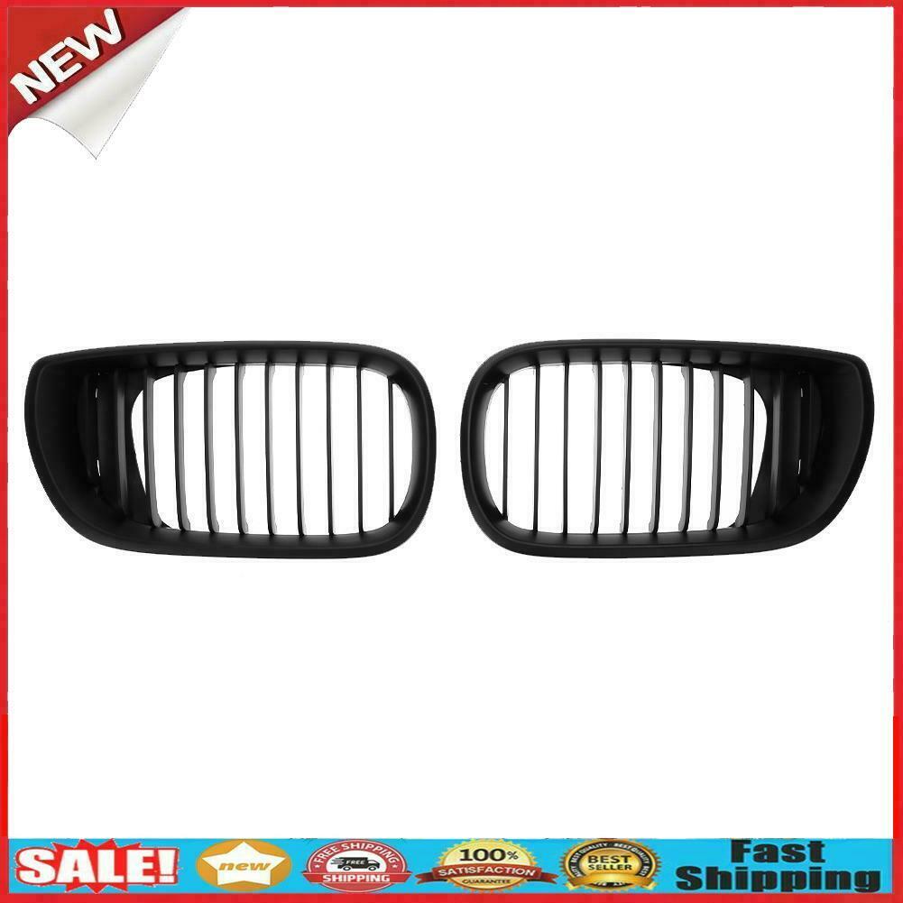 1 Pair Front Kidney Grille for BMW 3 Series E46 4 Doors 02-05 Car Racing @