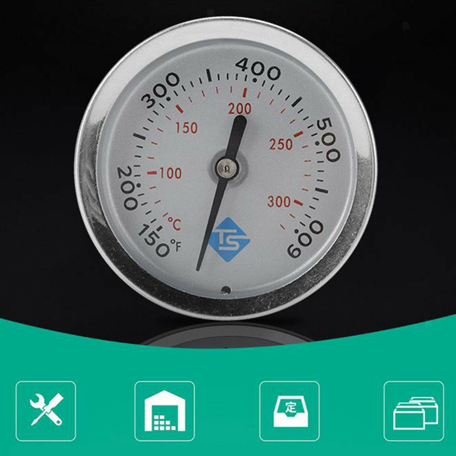 Oven Cooker Thermometer Grill Baking Chef Temperature Gauge for Home Kitchen