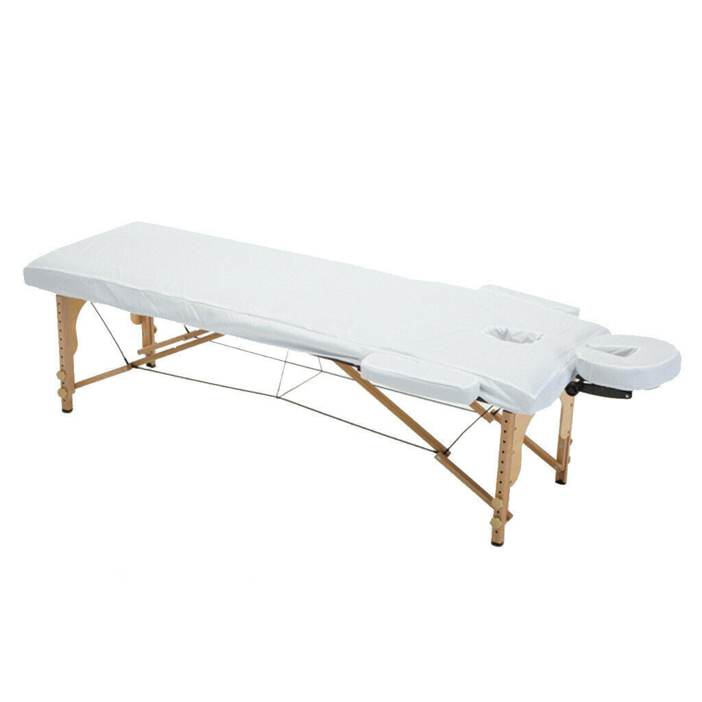 Soft Salon Massage Table Sheets Pad Face Cradle Hand Pillow Cover Kit Yellow