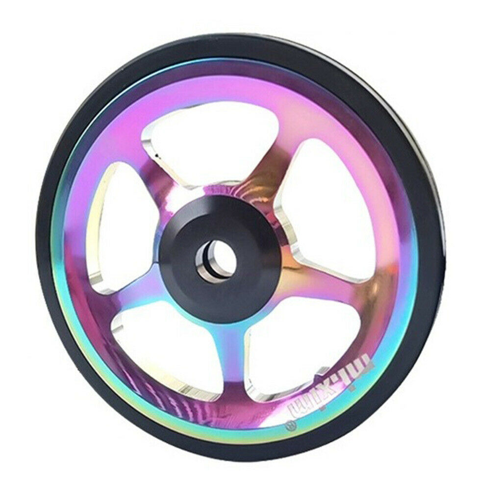 2x Deluxe Folding Bike Easy Wheel Bicycle Easy Wheel Repair For