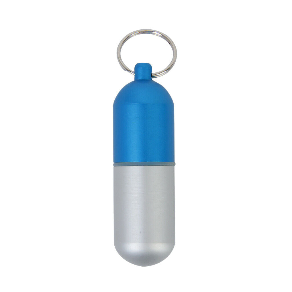 Alloy Pill Case Multiple Splitter Storage Compartment Box Vitamin Capsule
