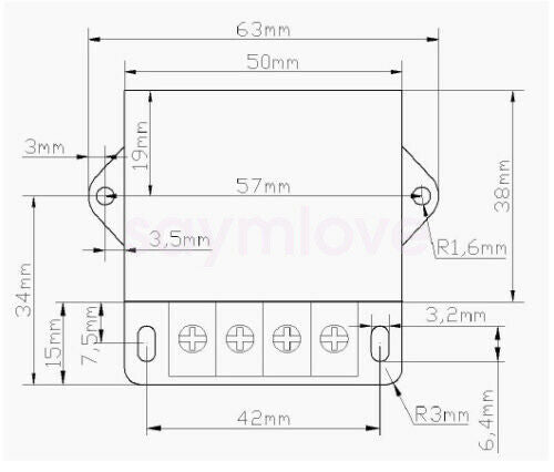 New DC Converter 12V 24V to 5V 5A 25W Step-down Buck Power Supply Module Car
