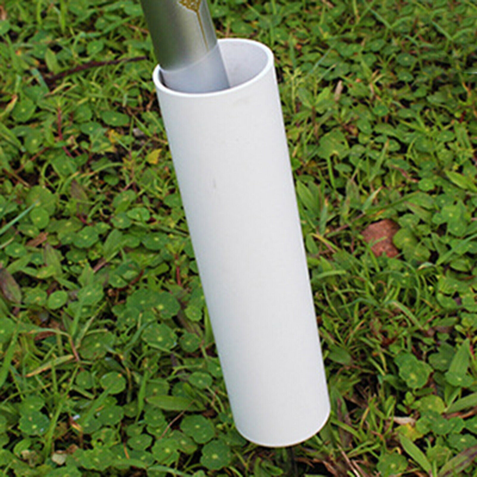 Fishing Rod Pole Holder Insert Ground Support PVC for Shore Fishing Fishing