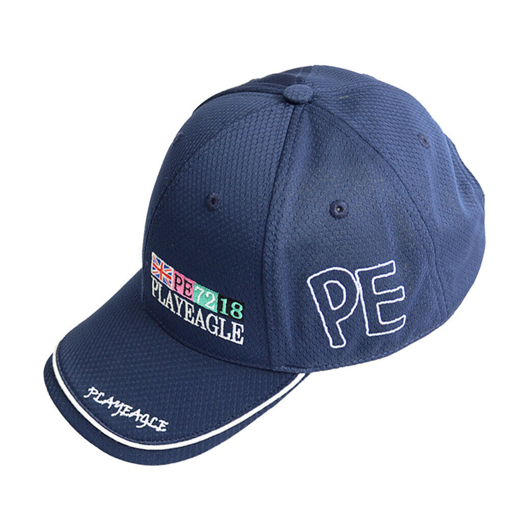 Golf Hat Adjustable Sports Caps Running Tennis Baseball Sun Cap Navy