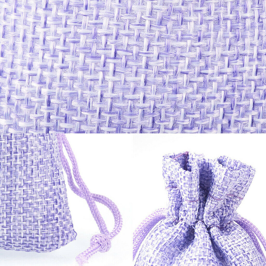 10 Pieces Burlap Bags with Drawstring, Gift Bag Bulk Wedding Party Favors,