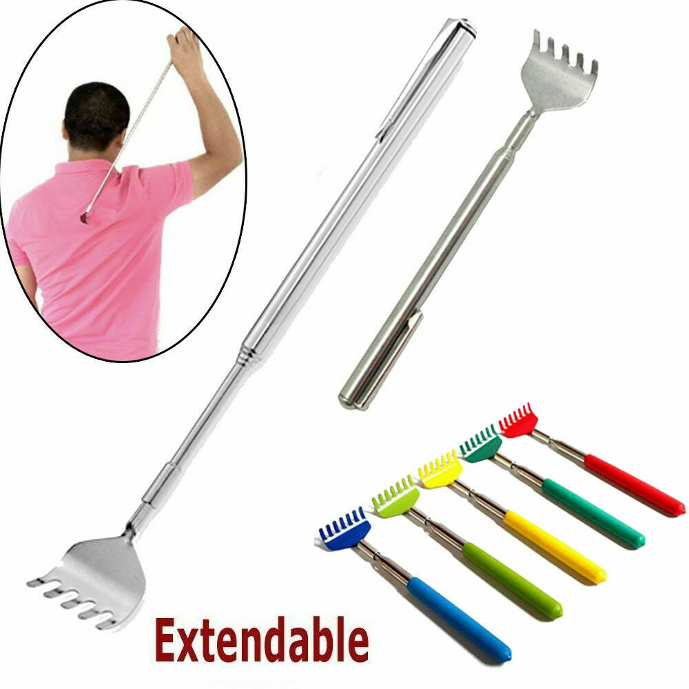 Stainless Back Scratcher Claw Telescopic Extending Extendable Massager Portable