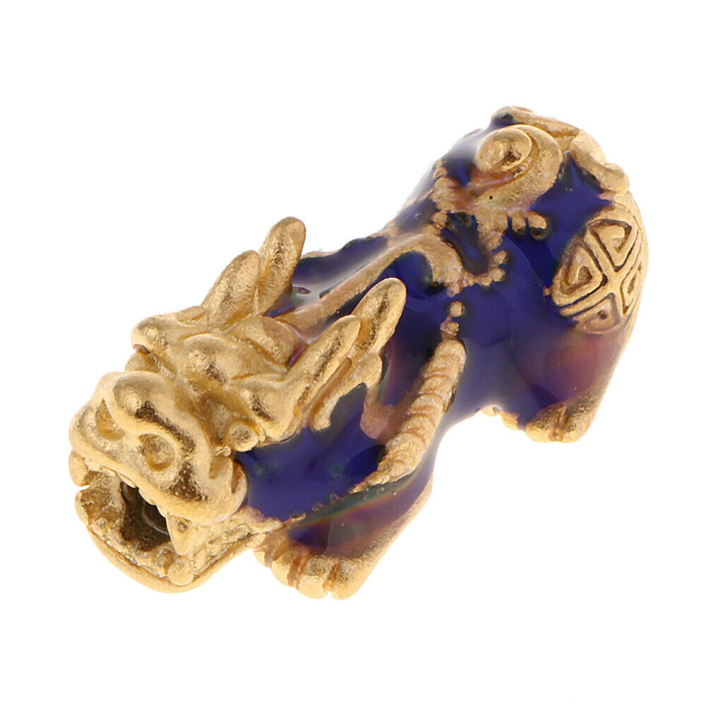 1x Colored Copper Pi Xiu Beads Charms For DIY Jewelry Bracelet,