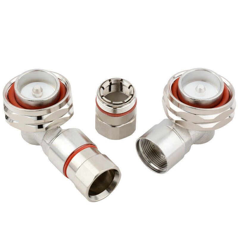 All Copper 1/2 Feeder Din Right Angle Elbow Coaxial Rf Cable Din7/16 Type Elbow