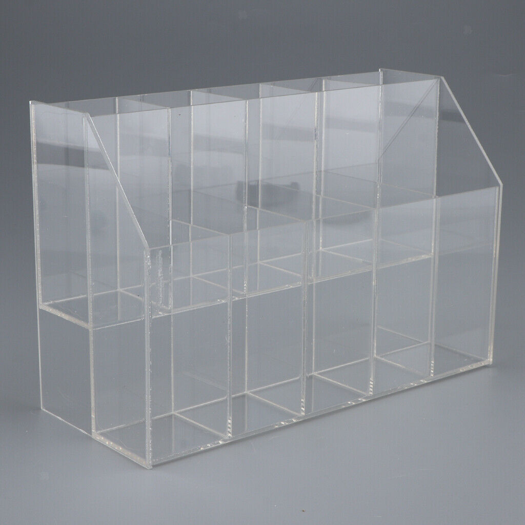 Acrylic Makeup Brush Lipstick Stand Cosmetic Organizer Display