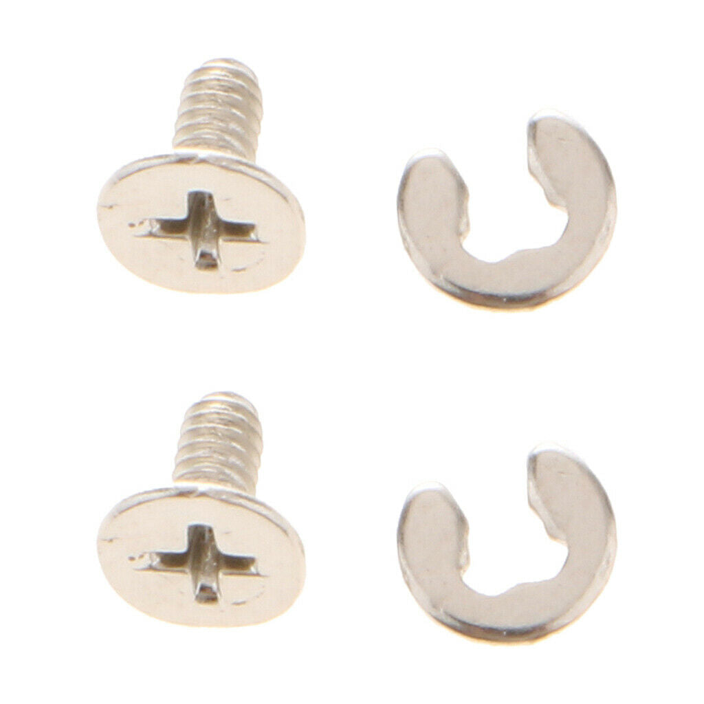 2 Pairs for New 3DS 2015+ Rear Battery Cover Screw