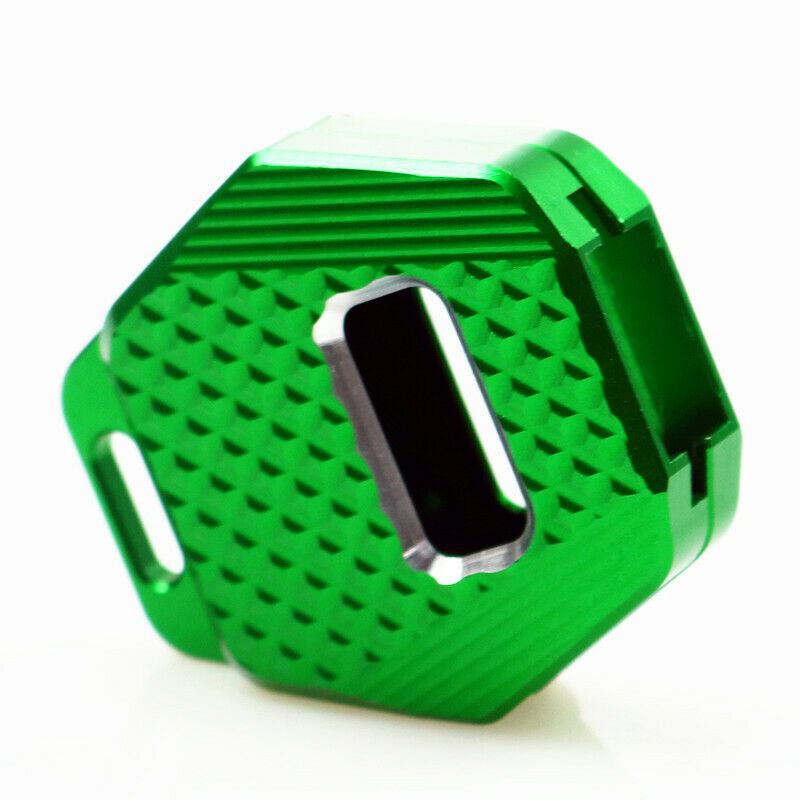 Aluminium Motorcycle Key Cover Case Green Keychain For Kawasaki ZXR400 ZX 7R 9R