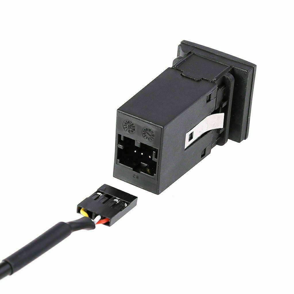 Car AUX-in RNS-E Navigation AUX Button Audio Adapter Kit 32Pin Plug for Audi L