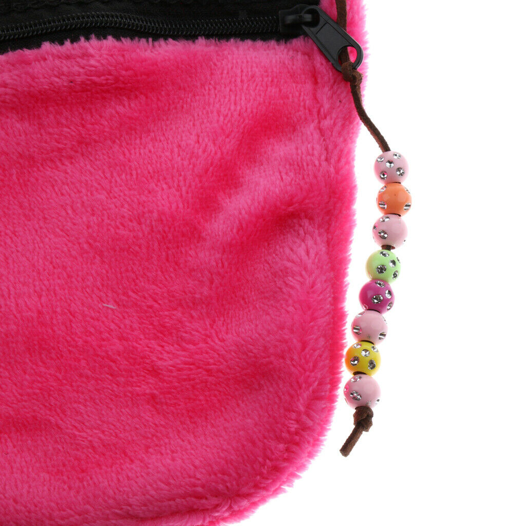 Small Animals Outdoor Travel Bag Hamster Sleep Bunting Comfortable Pink