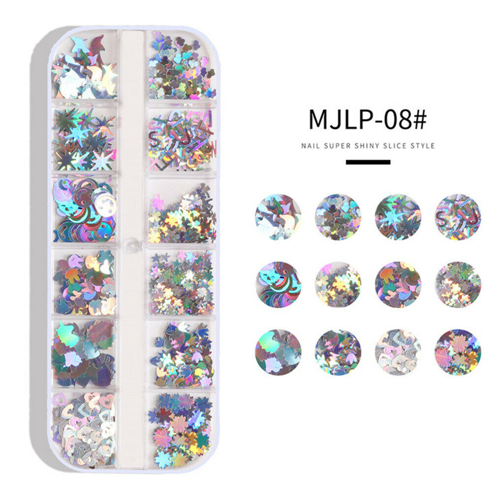 Nail Sequins Paillette Fragments Make up Face Eyes Body Decals Art Design