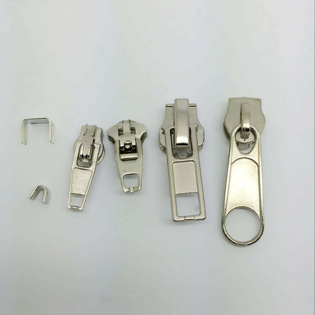 44x Instant Zipper Repair Kit Zip Sliders Stops Removable Rescue Replacement