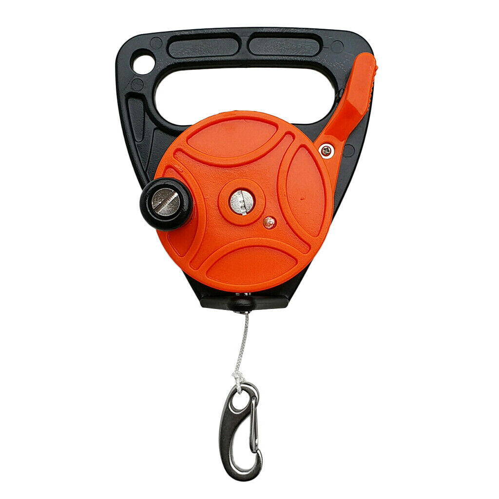 Lightweight Dive Wreck Reel & Handle, Clip for Scuba Diving  Cave Dive