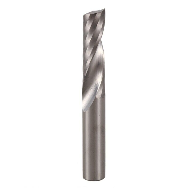 5Pcs 6Mm 1/4 Inch Carbide Cnc Router Bits One Single Flute End Mill Tools 22MmQ1