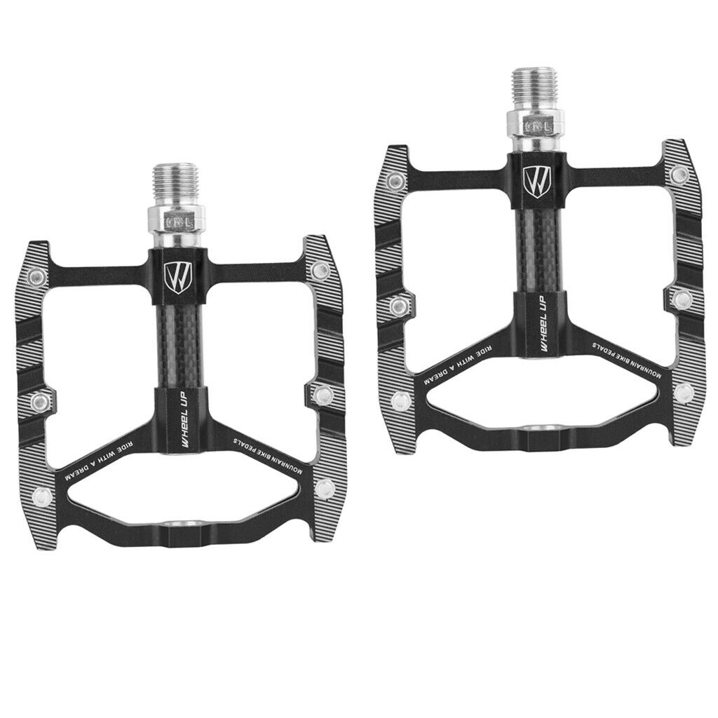 2Pcs/Pack Bike Pedal Set, Universal Bicycle Pedals, 9/16-Inch Steel Spindle