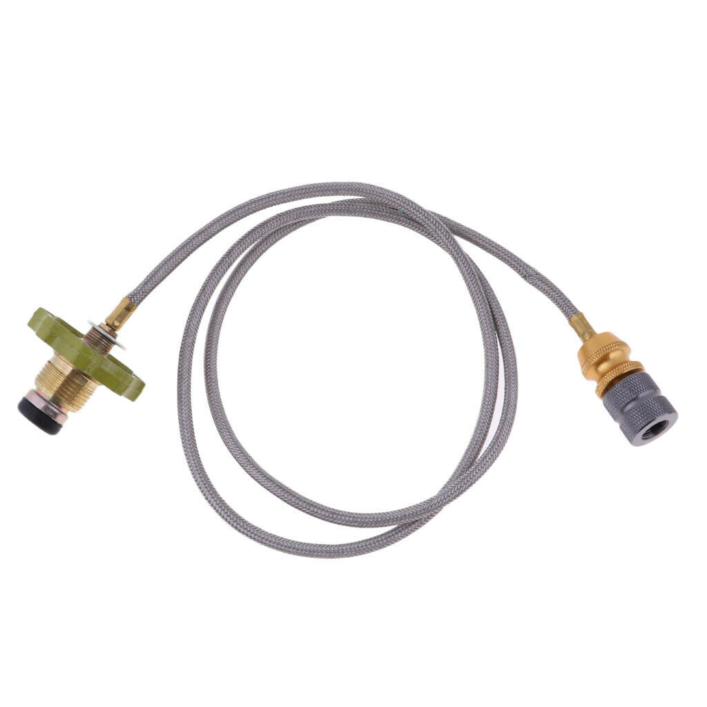 110cm Cooking Gas Tank Stove 12 in Hose Pipe Propane Refill Adapter Burner