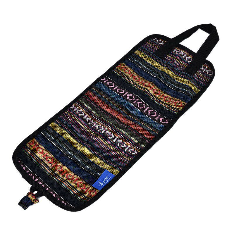1pc Folk Style Knitted Drum Sticks Gig Bag Drumsticks Storage Case PercussioBDA