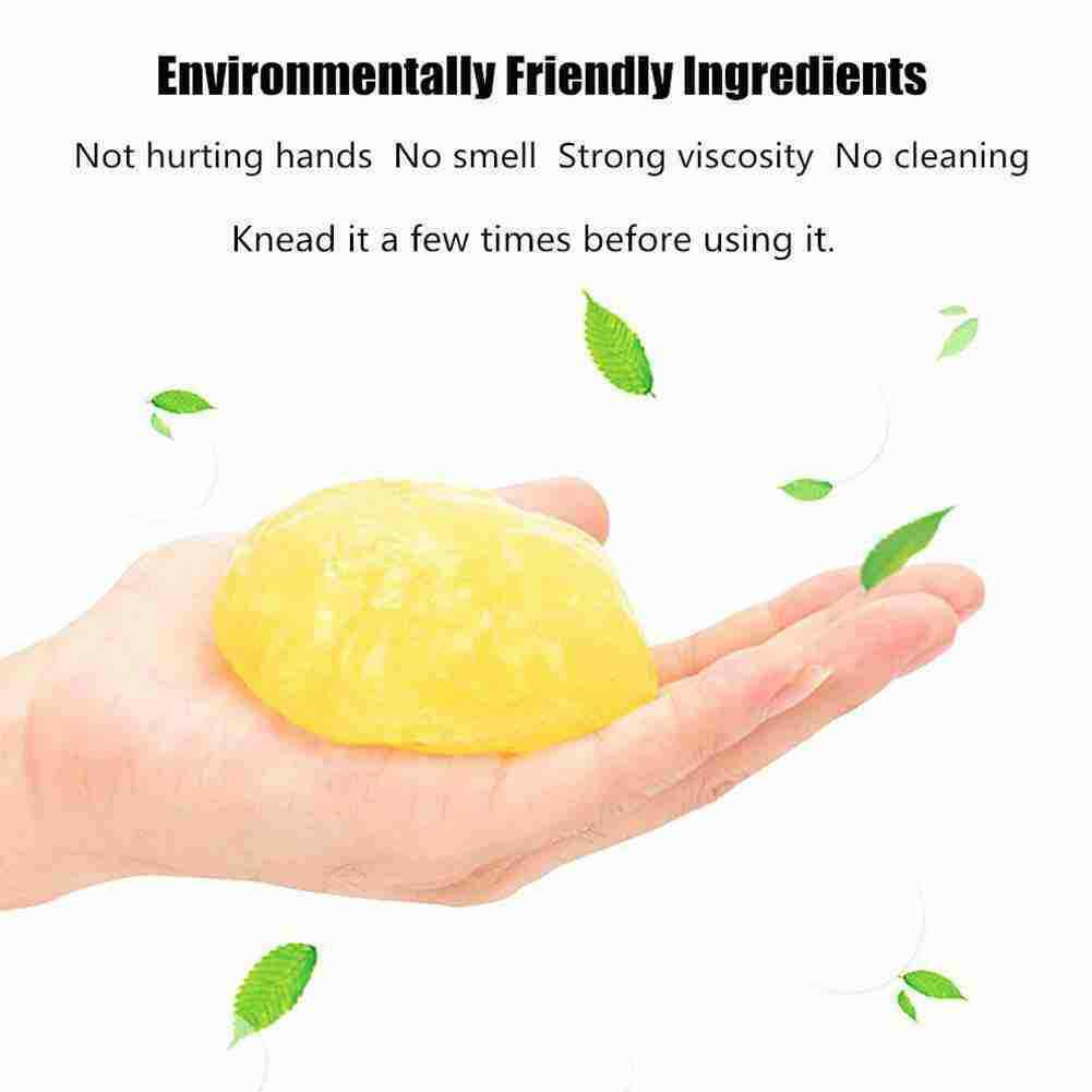 Magic Sticky Dust Dirt Cleaners Soft Glue Gum Gel Car PC Cleaning 7T6T U4D6