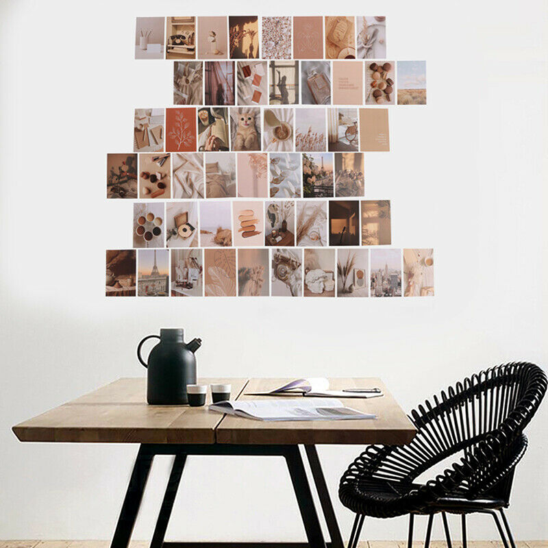 50Pcs Afternoon Wall Collage Dorm Decor for Teen Girls Wall Art Beach Poster Pb