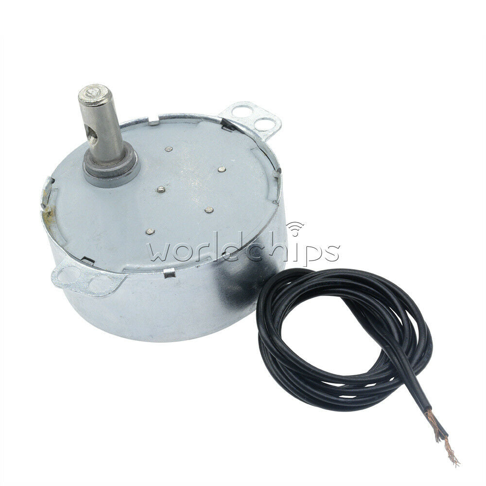 TYC-50 Turntable Synchronous Synchron Motor 50/60Hz AC 220V 4W 5-6 RPM CCW/CW