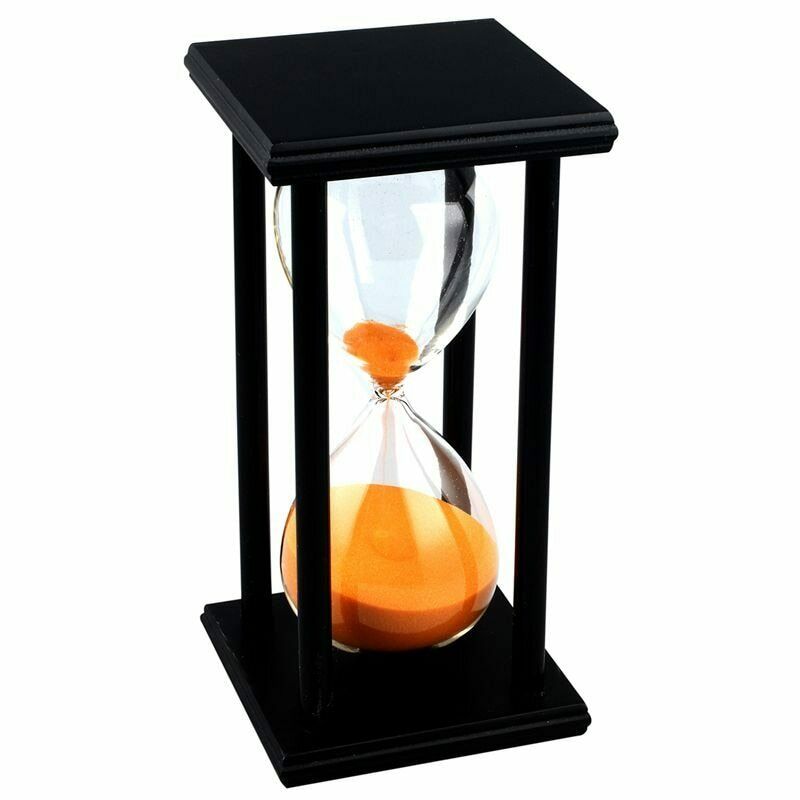 60Min Minutes Hourglass Sand Timer Clock Decor Wooden Hour Sand Timer Decoration