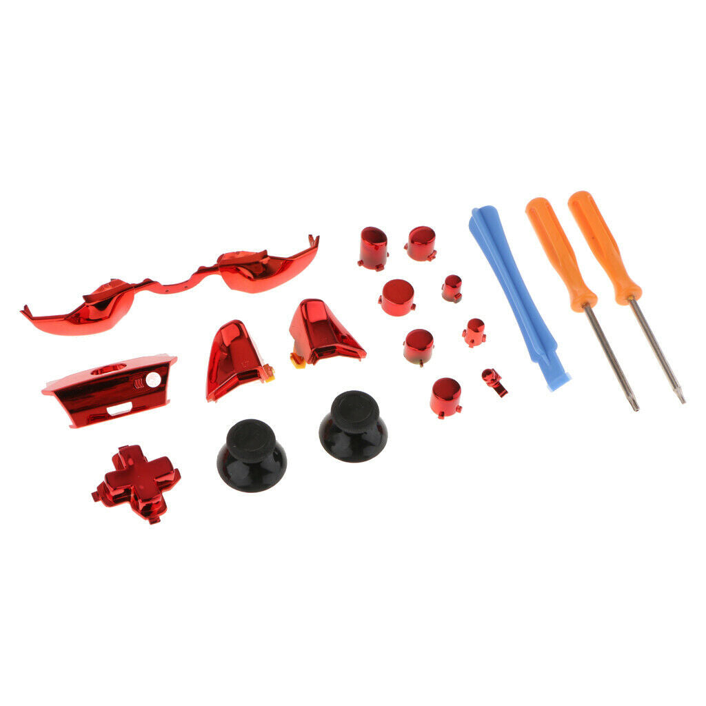 Button Set for   Xbox One Controller Accessory Bundle Kit 18x Red