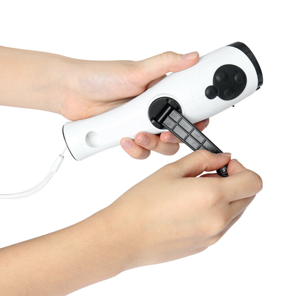 Hand Crank, Emergency Radio, LED Flashlight  AM FM Radio