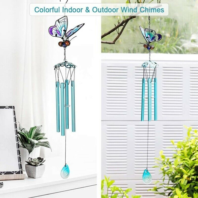 Tube Handmade Metal Music Wind Chime, Mobile Romantic Wind-Bell for FestivalG1Z4