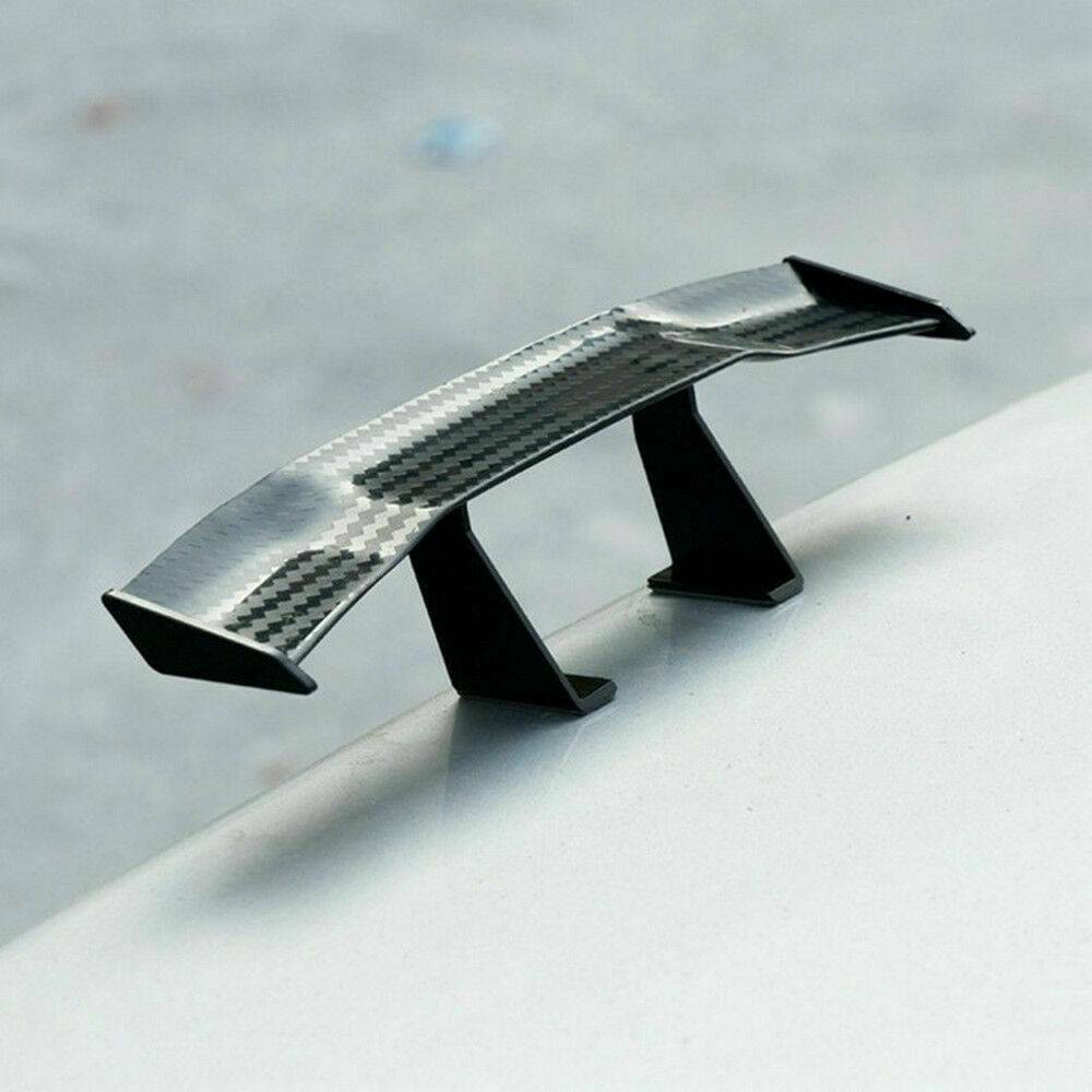 6.7" Universal Mini Spoiler Auto Car Tail Decoration Spoiler Wing Carbon Fiber*1