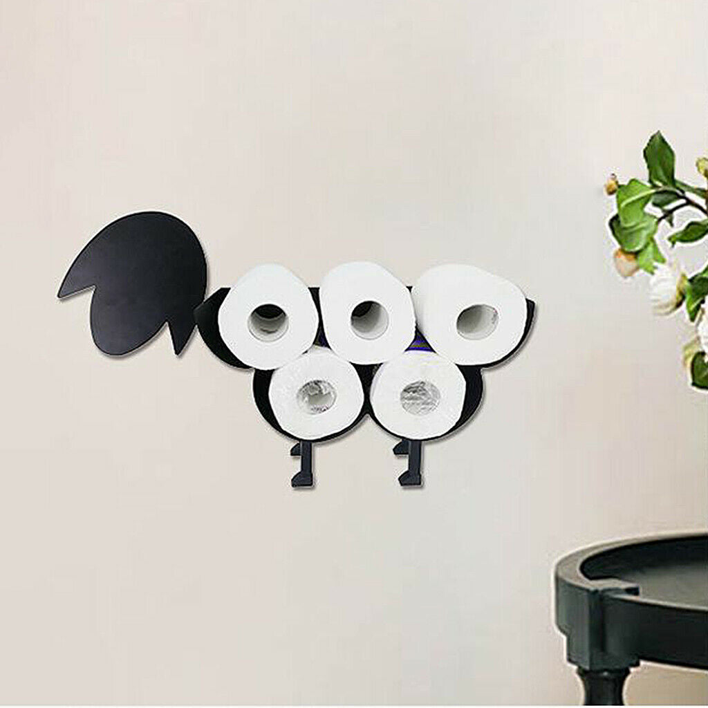 Toilet Paper Holder Metal Roll Paper Storage Organizer Home Floor Decor