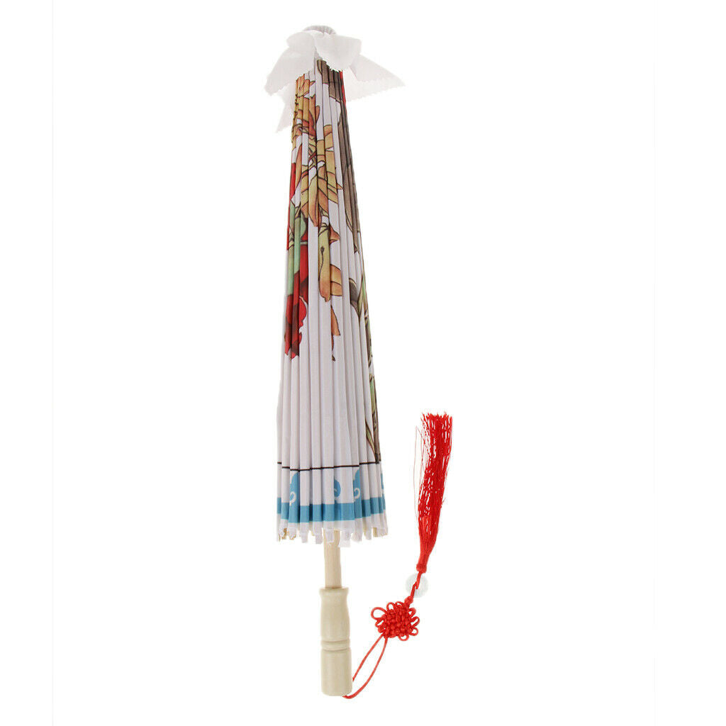 Chinese Style Art Oil Paper Umbrella Ceiling Decor Wedding Dance Umbrella G