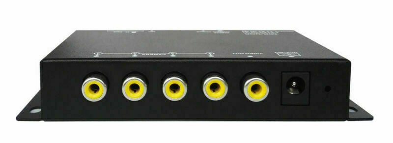 4 Way 360Â° Monitoring Split-Screen Control Box Car Parking View Camera VCR Image