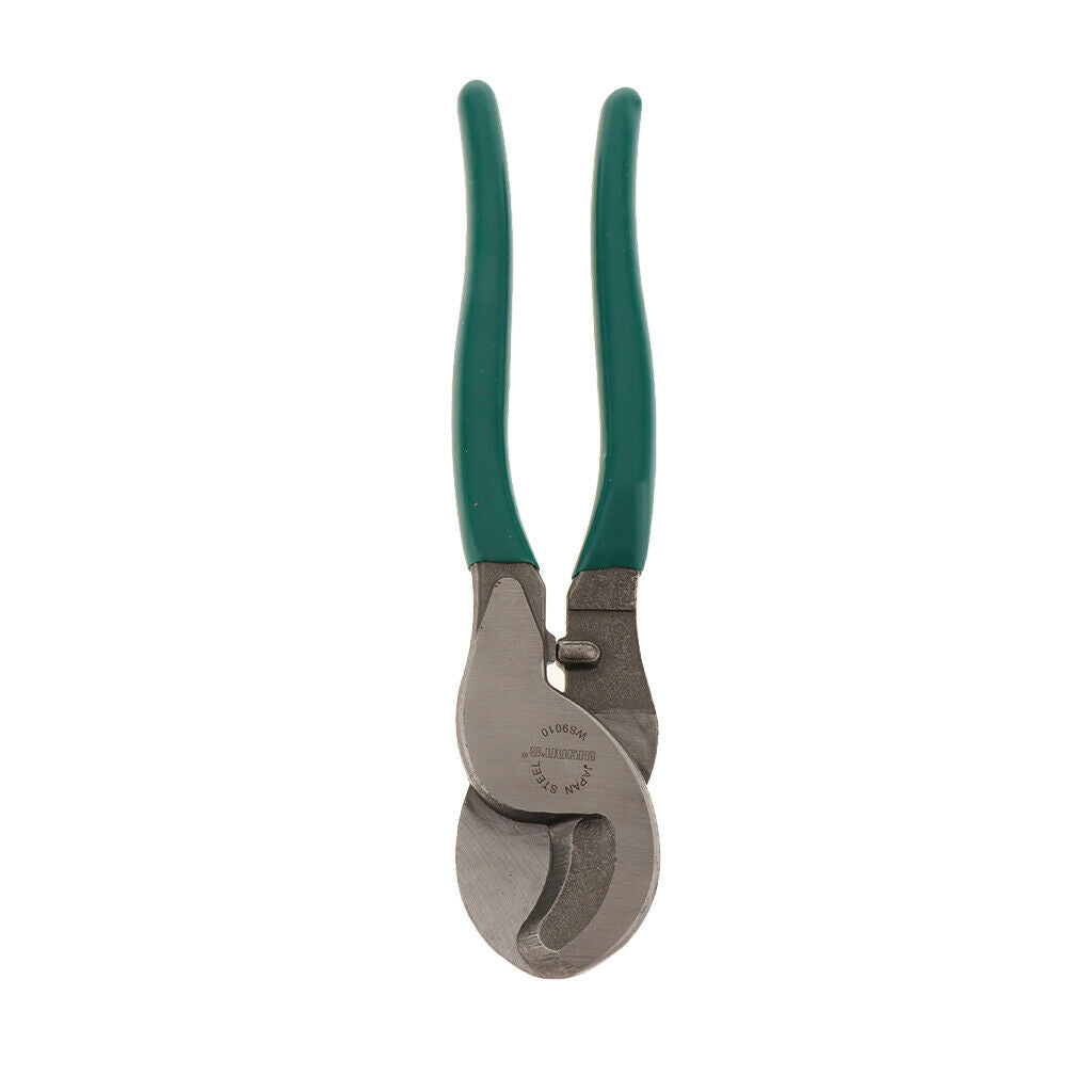 10-Inch Electronics Cable Cutter Pliers | Coaxial Cable Cutter for Aluminum,