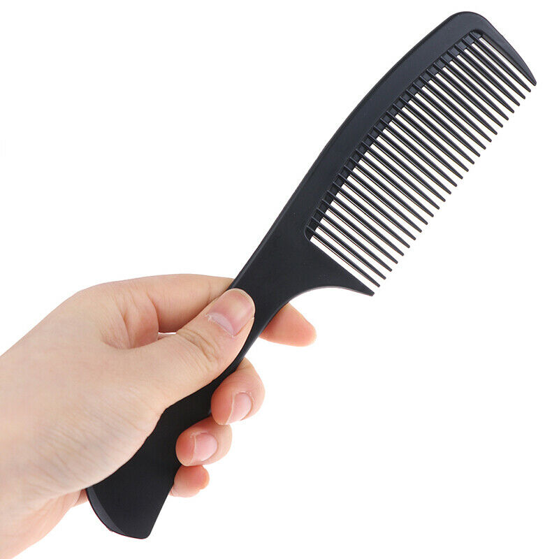 3pcs Wide Tooth Comb Black ABS Heat-resistant Wide Tooth Comb Hair Stylin.l8