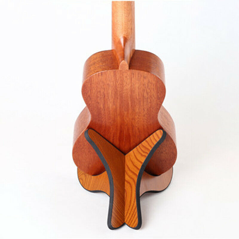 Wooden/Wood Stand/Holder For Ukulele/Uke/violin Folding Vertical Bracket HN US