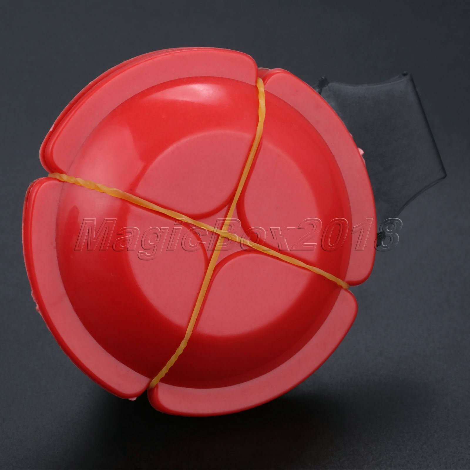 Red Coin Box Close Up Magic Stage Prop Magician Clown Funny Street Magic Trick