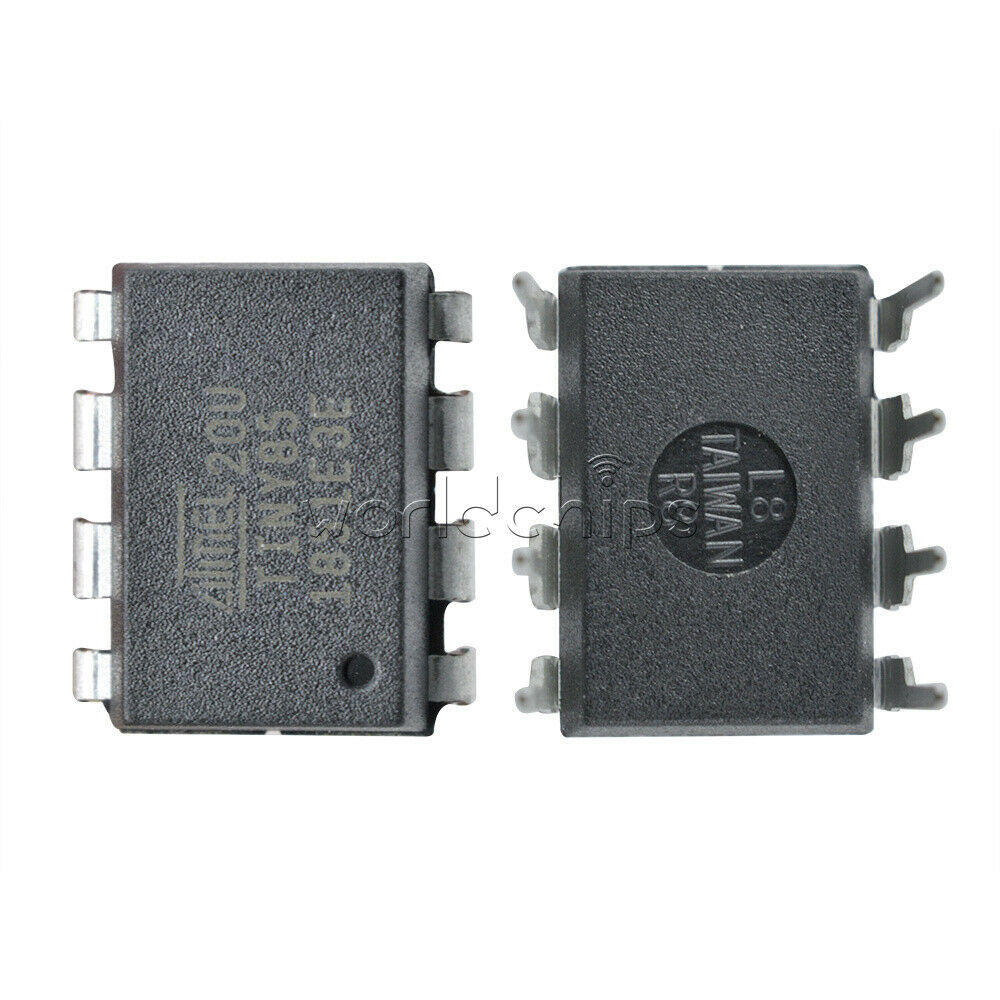 5Pcs ATTINY85-20PU IC MCU 8BIT 8KB FLASH 8DIP New
