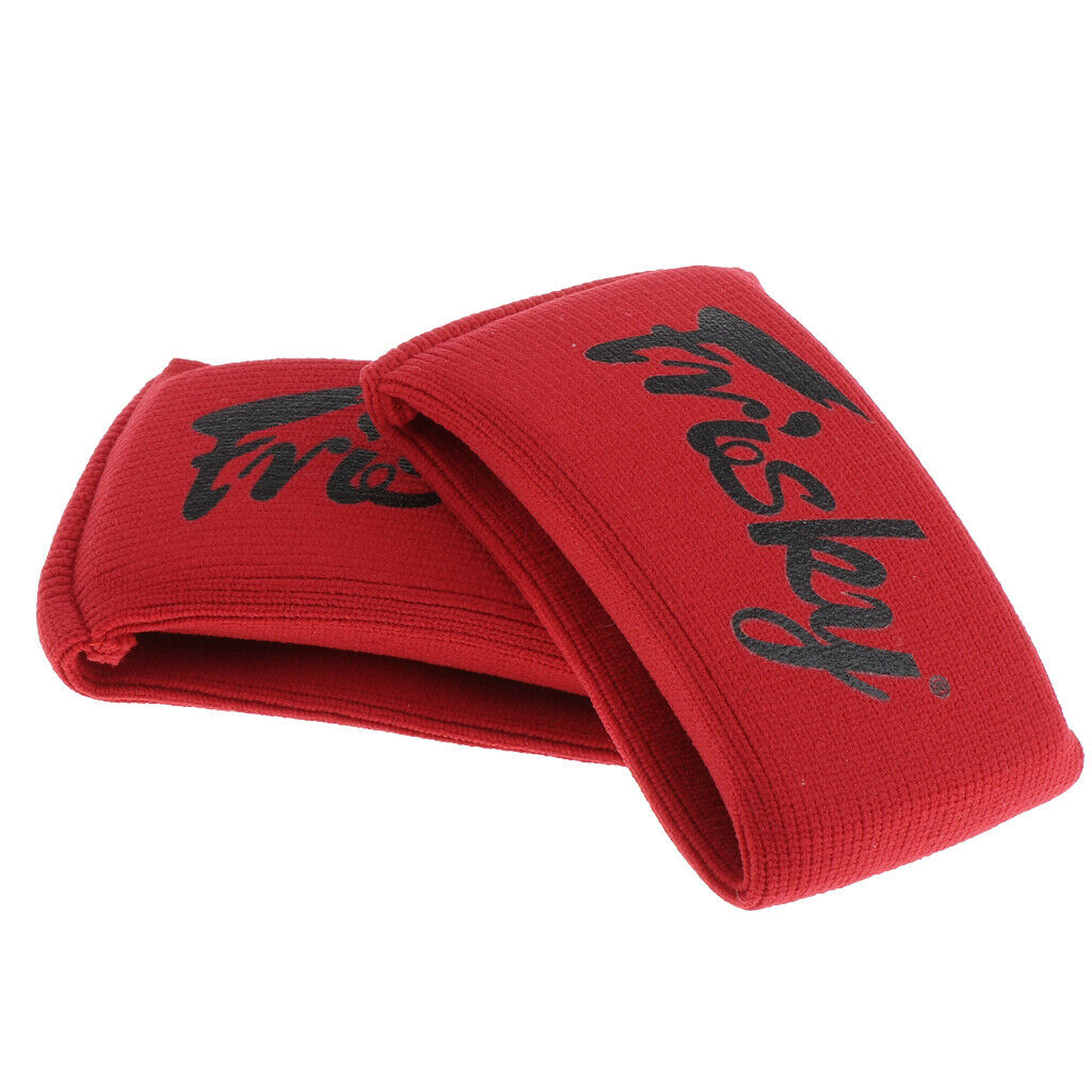 Premium Boxing Knuckle Protector Sanda Finger Guards Pads Punching Black+Red